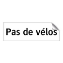 Pas de vélos