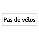 Pas de vélos