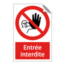 Entrée interdite