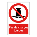 Pas de charges lourdes