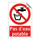 Pas d'eau potable