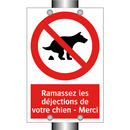 Ramassez les déjections de votre chien - Merci