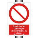 Empêcher les dommages (d'excavation) au digue