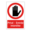 Privé - Entrée interdite