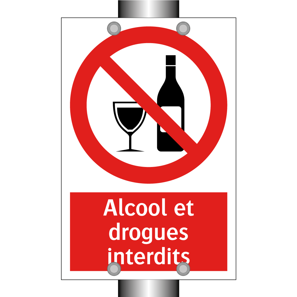 Alcool et drogues interdits