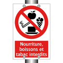 Nourriture, boissons et tabac interdits