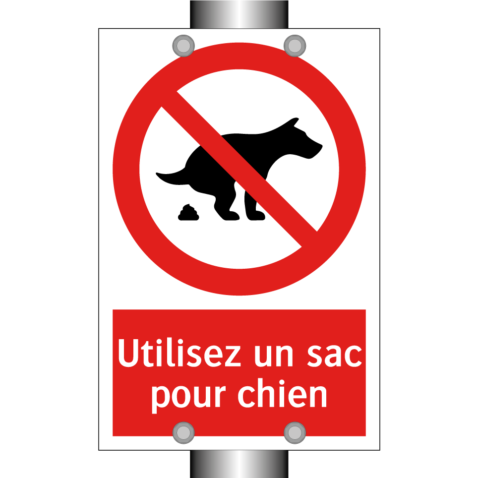 Utilisez un sac pour chien