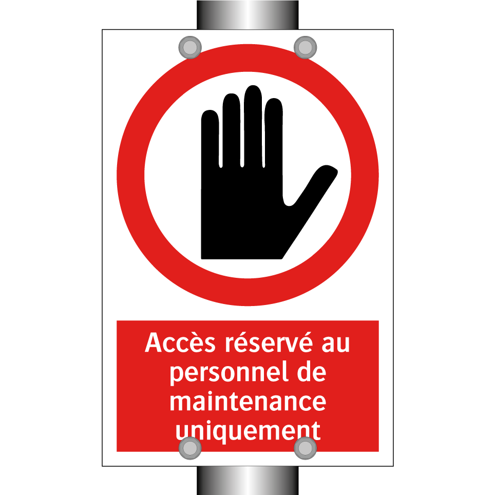 Accès réservé au personnel de maintenance uniquement