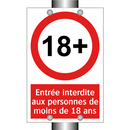 Entrée interdite aux personnes de moins de 18 ans