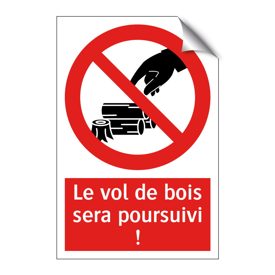 Le vol de bois sera poursuivi !