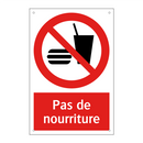 Pas de nourriture