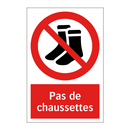 Pas de chaussettes