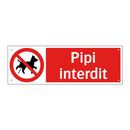 Pipi interdit