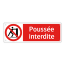 Poussée interdite