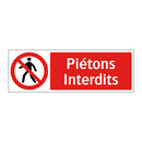 Piétons Interdits