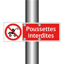 Poussettes interdites