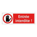 Entrée interdite !