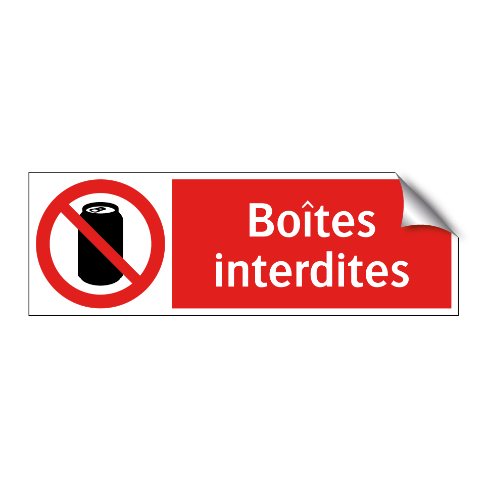 Boîtes interdites