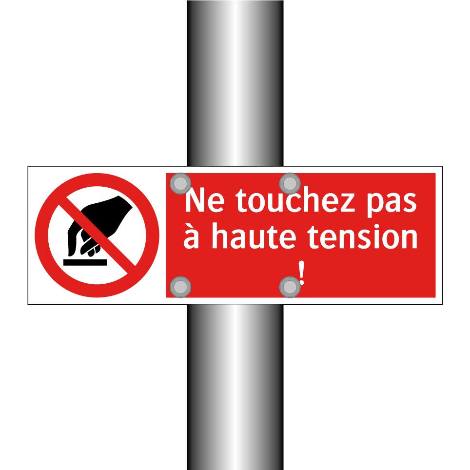 Ne touchez pas à haute tension !