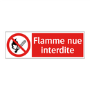 Flamme nue interdite