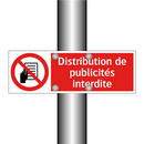 Distribution de publicités interdite