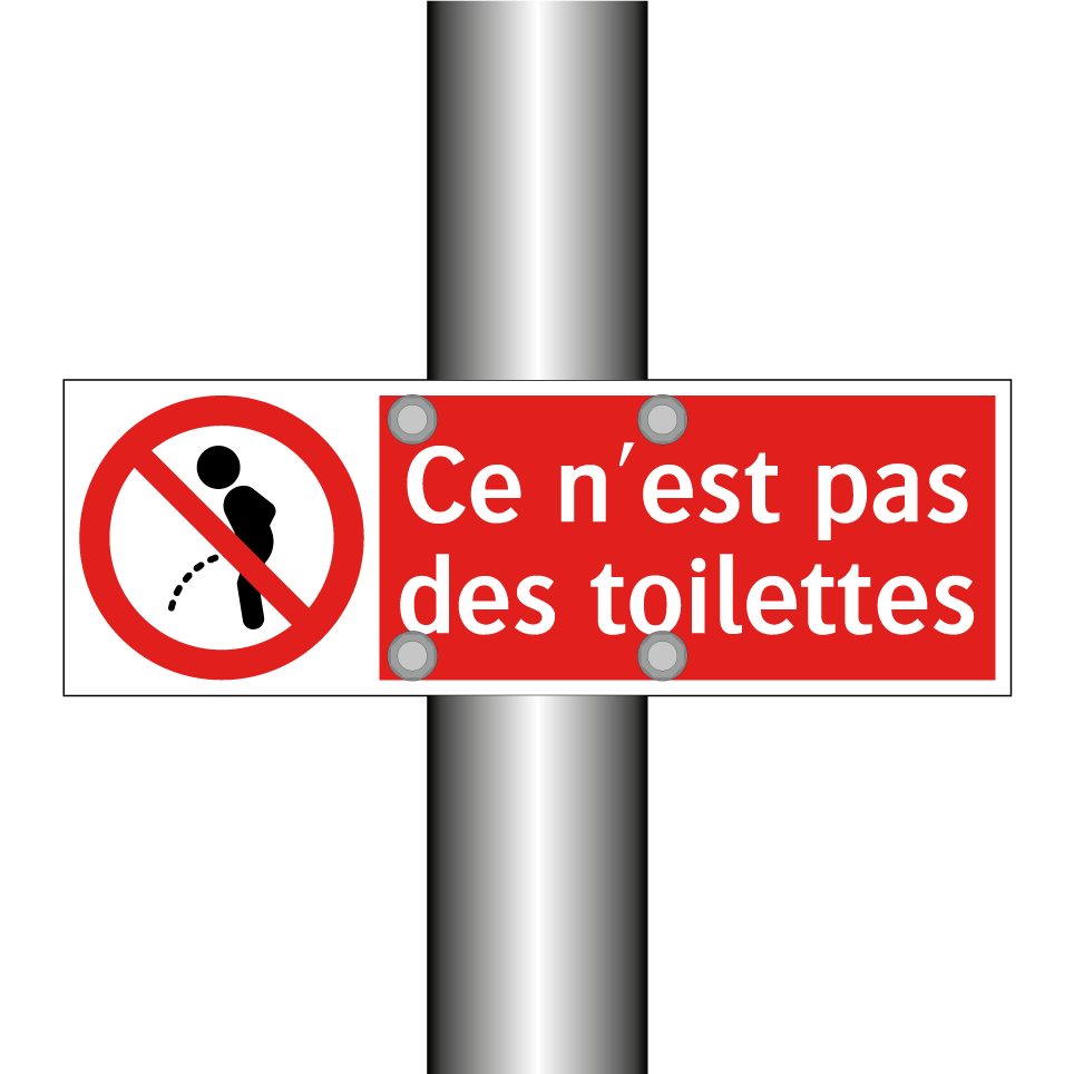 Ce n'est pas des toilettes