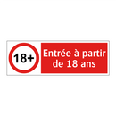 Entrée à partir de 18 ans