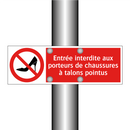 Entrée interdite aux porteurs de chaussures à talons pointus