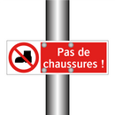 Pas de chaussures !