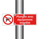 Plongée avec équipement interdite