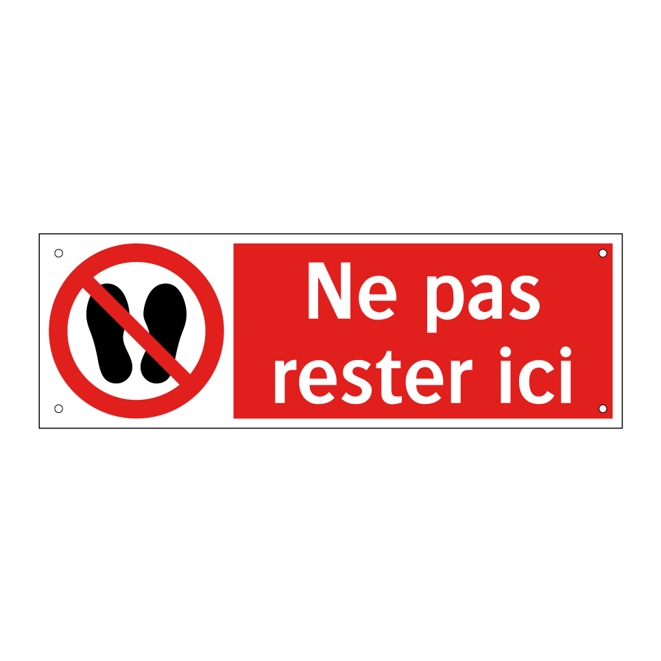 Ne pas rester ici