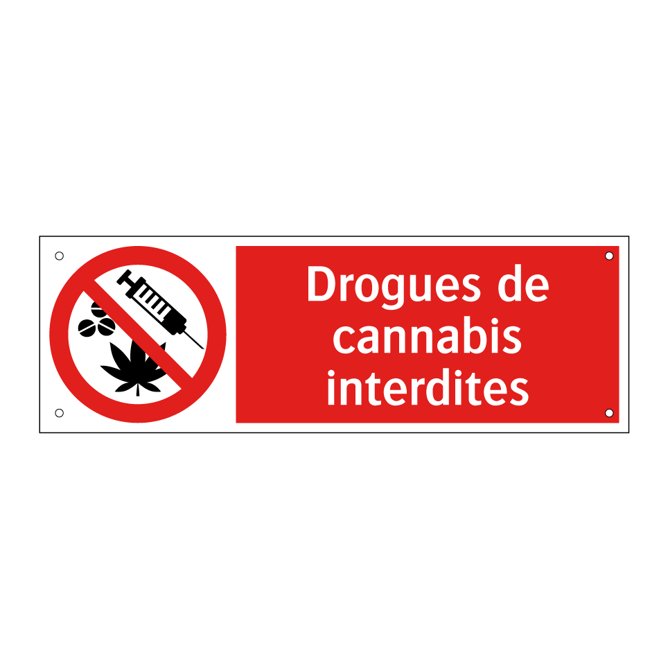 Drogues de cannabis interdites