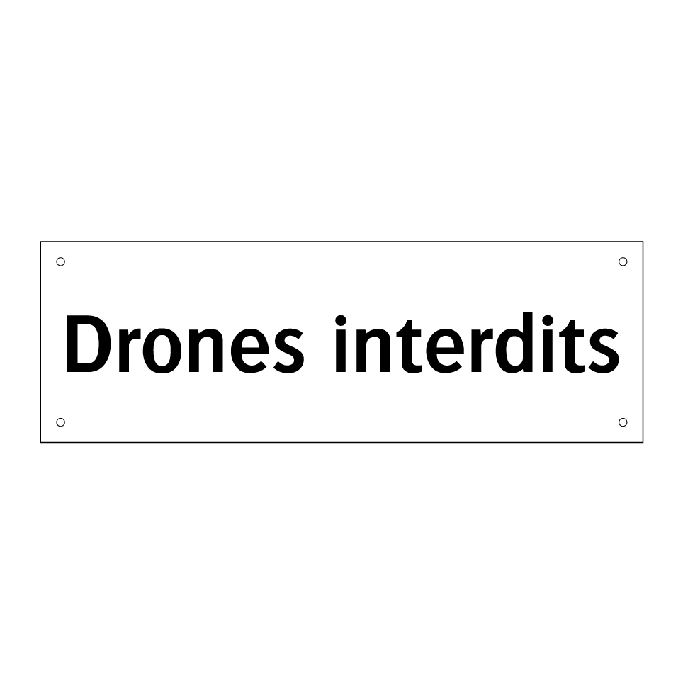 Drones interdits