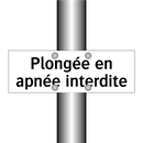 Plongée en apnée interdite