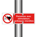 Personnes avec stimulateurs cardiaques interdites