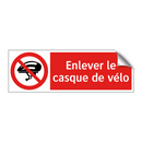 Enlever le casque de vélo