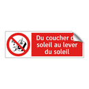 Du coucher du soleil au lever du soleil