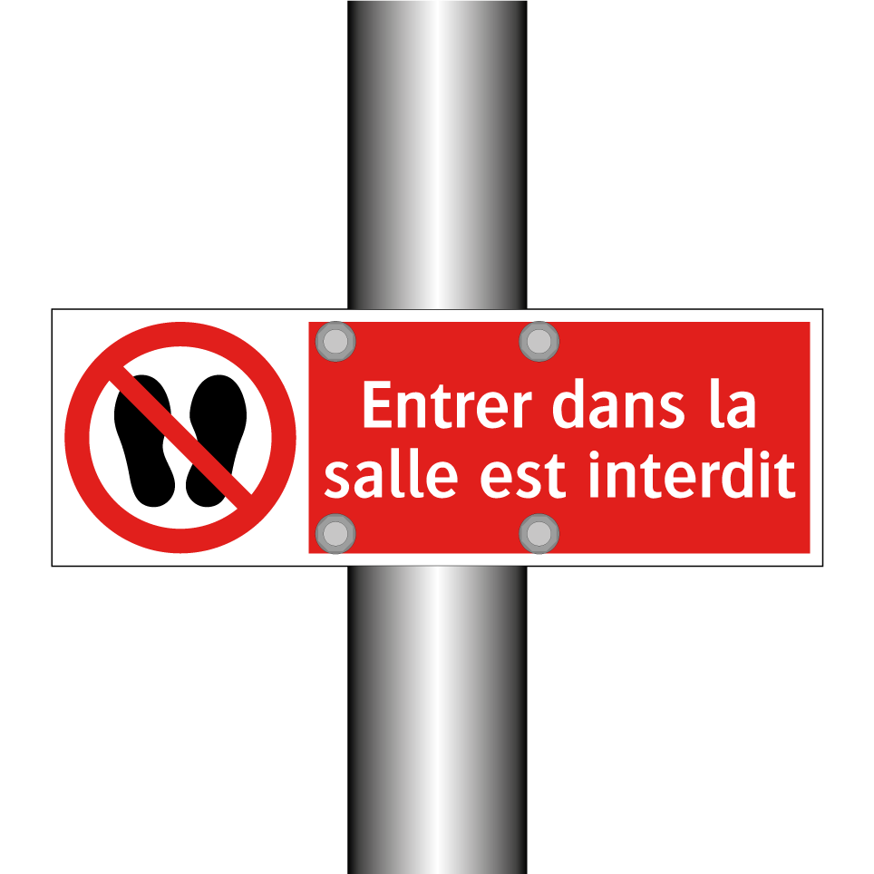 Entrer dans la salle est interdit