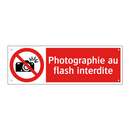 Photographie au flash interdite