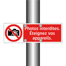 Photos interdites. Éteignez vos appareils.