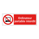 Ordinateur portable interdit