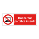 Ordinateur portable interdit