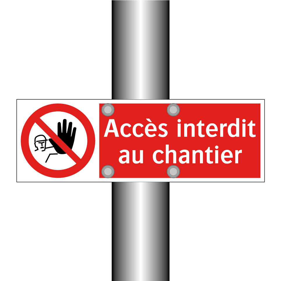 Accès interdit au chantier
