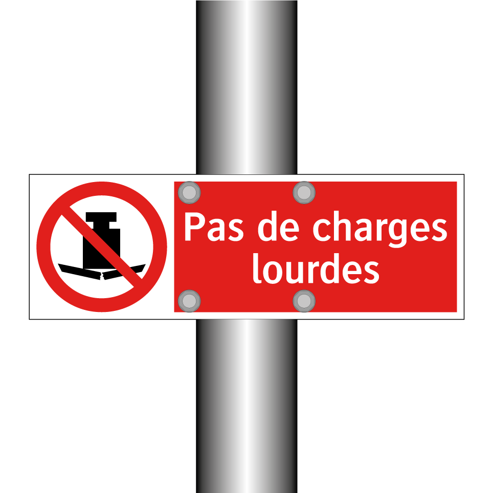 Pas de charges lourdes
