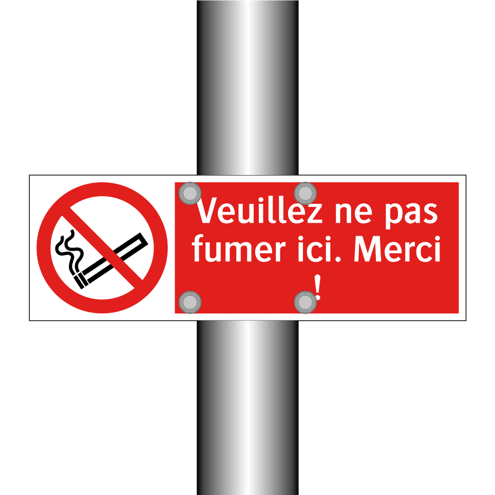 Veuillez ne pas fumer ici. Merci !