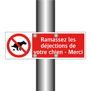 Ramassez les déjections de votre chien - Merci