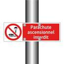 Parachute ascensionnel interdit