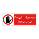 Privé - Entrée interdite