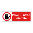 Privé - Entrée interdite