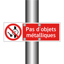 Pas d'objets métalliques